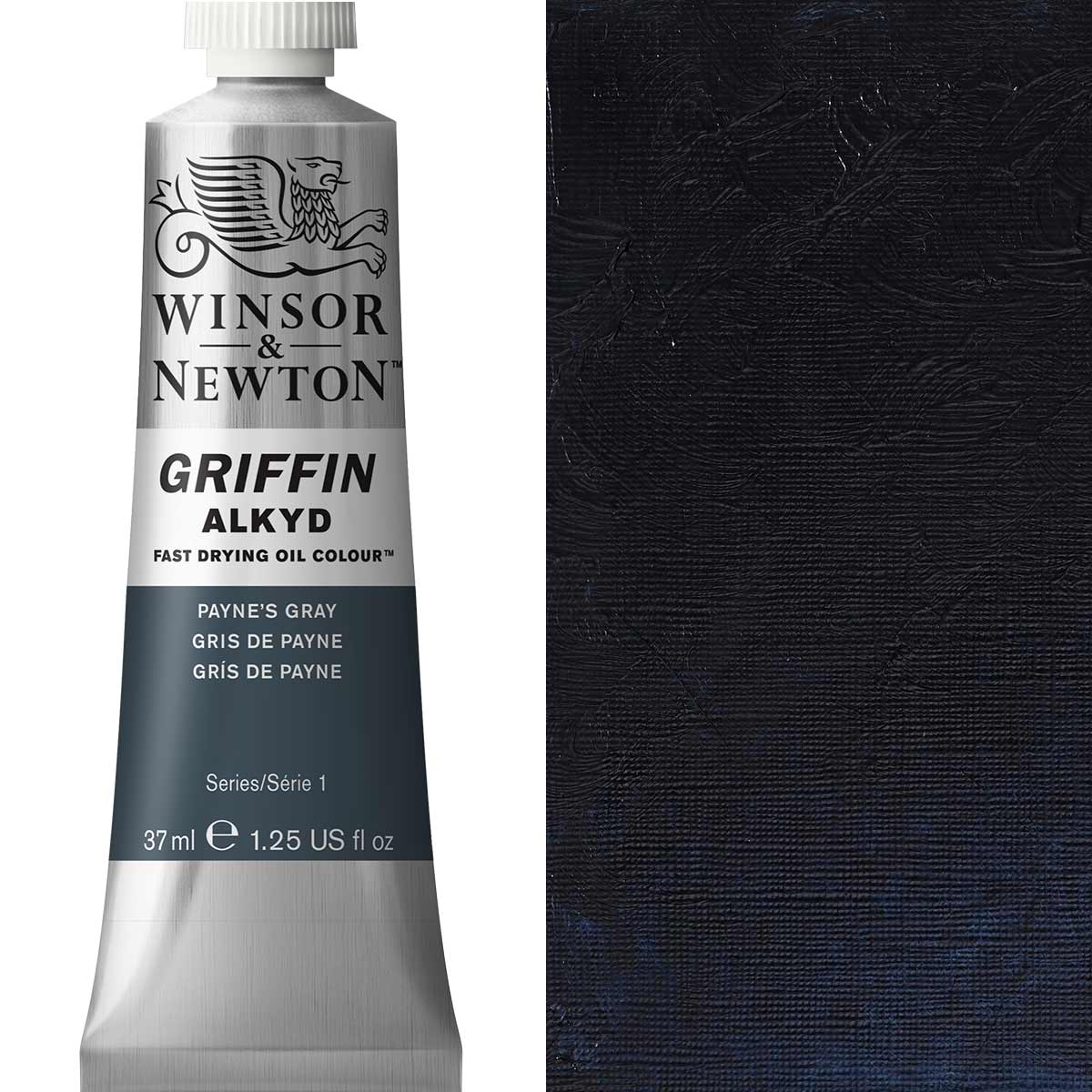 Winsor & Newton Griffin Alkyd Oil - Paynes Grey