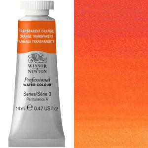 Winsor & Newton Professional Watercolour 14ml Tube — Transparent Orange