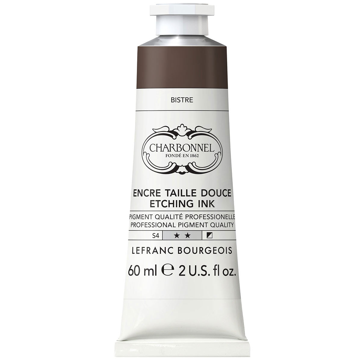 Charbonnel Etching Ink 60ml Bistre S2
