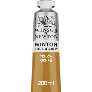 Winsor & Newton Winton Oil Colour 200ml — Yellow Ochre