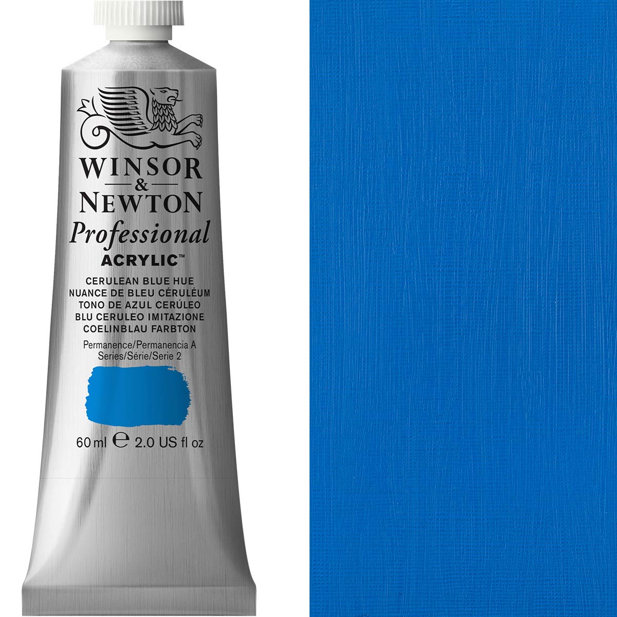 Winsor & Newton Professional Acrylic 60ml - Cerulean Blue Hue