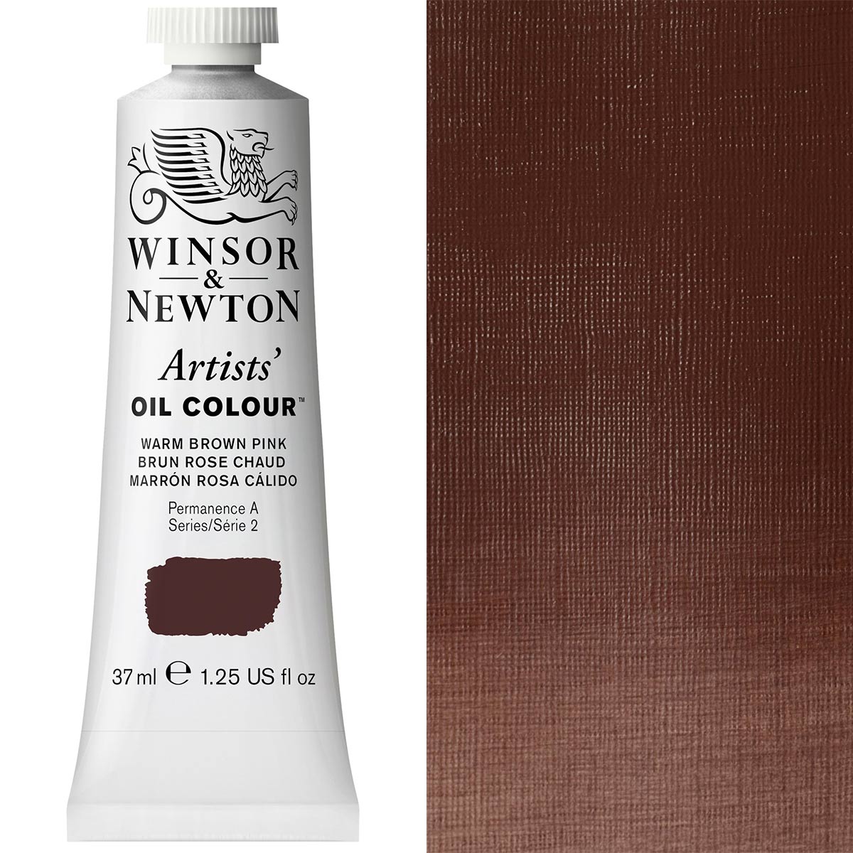 Winsor & Newton Artists' Oil Colour 37ml — Warm Brown Pink Series 2
