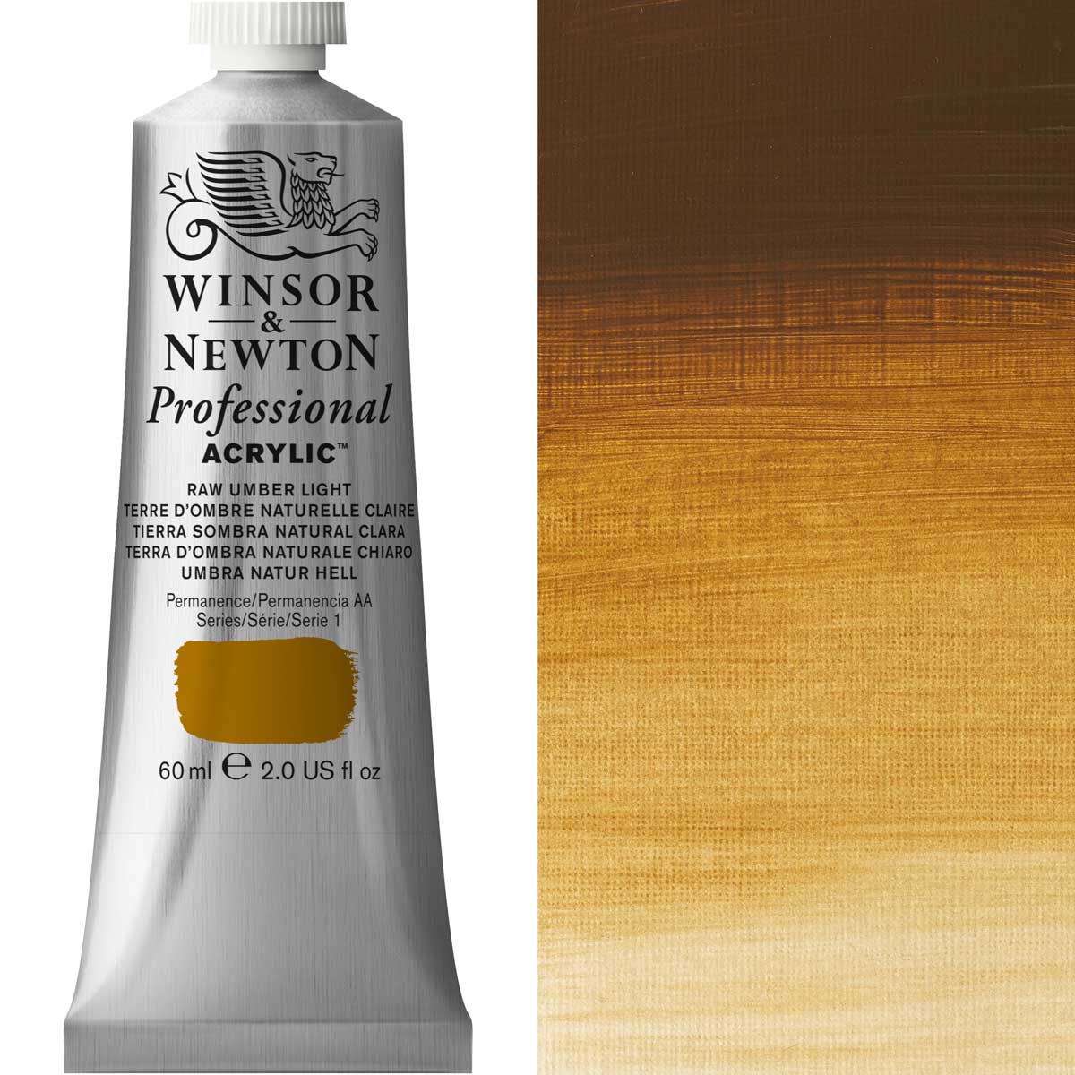 Winsor & Newton Professional Acrylic 60ml - Raw Umber Light
