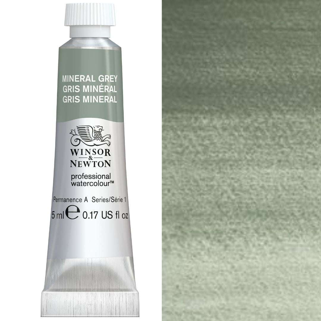 Winsor & Newton Professional Watercolour 5ml Tube — Mineral Grey