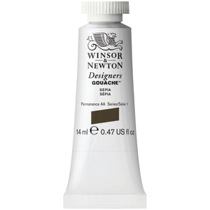 Winsor & Newton Designers' Gouache 14ml - Sepia