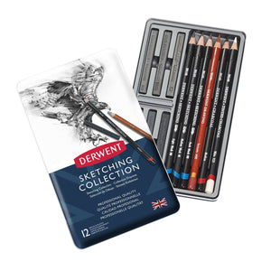 Derwent Collection Sketching 12 Tin