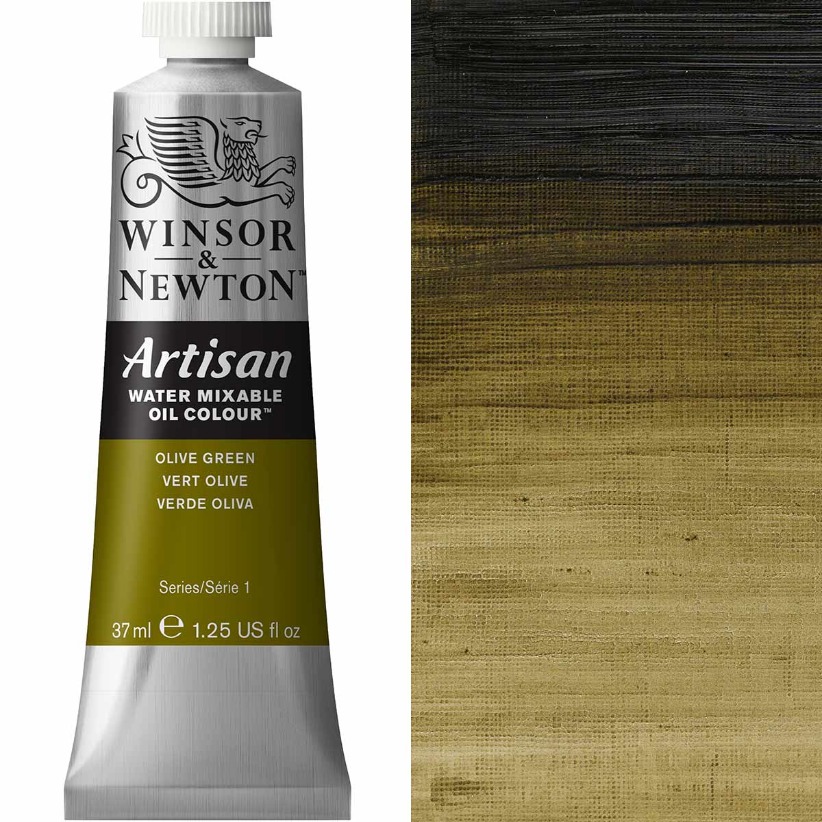 Winsor & Newton Artisan Water Mixable Oil 37ml - Olive Green