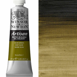 Winsor & Newton Artisan Water Mixable Oil 37ml - Olive Green