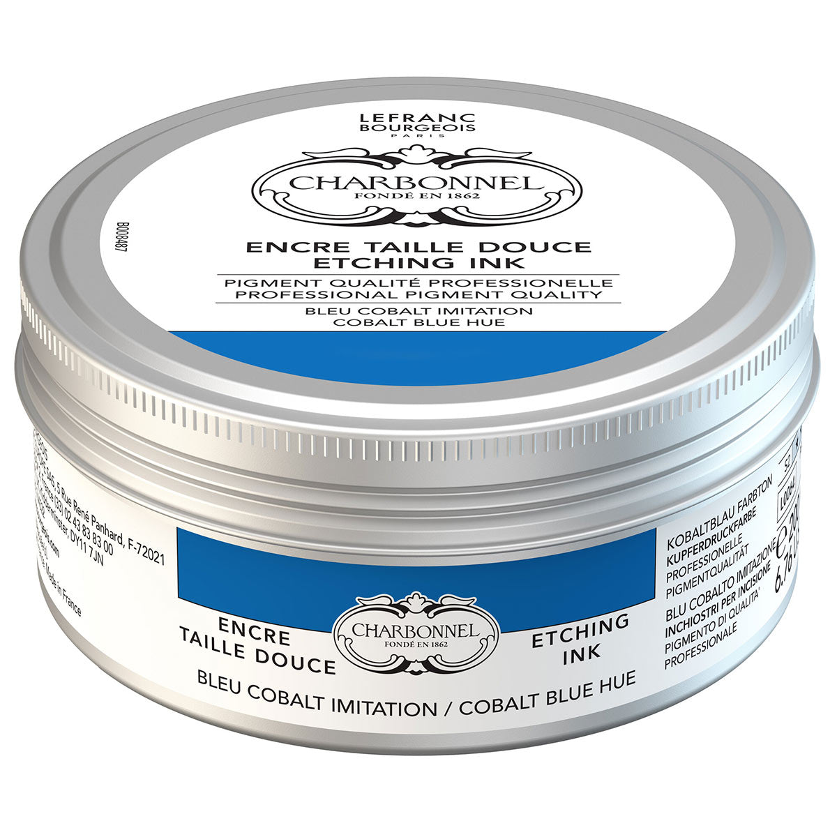 Charbonnel Etching Ink 200ml Cobalt Blue S2