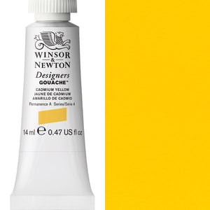 Winsor & Newton Designers' Gouache 14ml - Cadmium Yellow