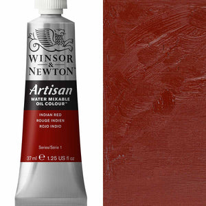 Winsor & Newton Artisan Water Mixable Oil 37ml - Indian Red
