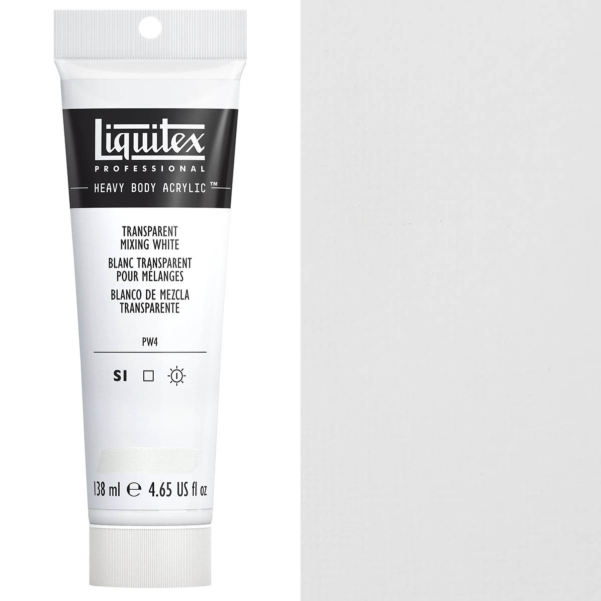 Liquitex Heavy Body Acrylic 138ml — Transparent Mixing White