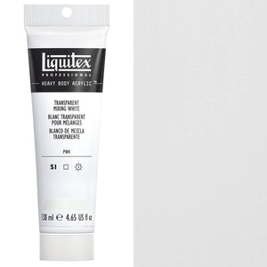 Liquitex Heavy Body Acrylic 138ml — Transparent Mixing White