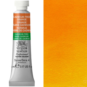 Winsor & Newton Professional Watercolour 5ml — Cadmium-Free Orange