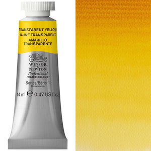 Winsor & Newton Professional Watercolour 14ml Tube — Transparent Yellow
