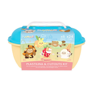 Jovi Kawaii Modelling Clay Kit - 24 Colours and 6 Templates