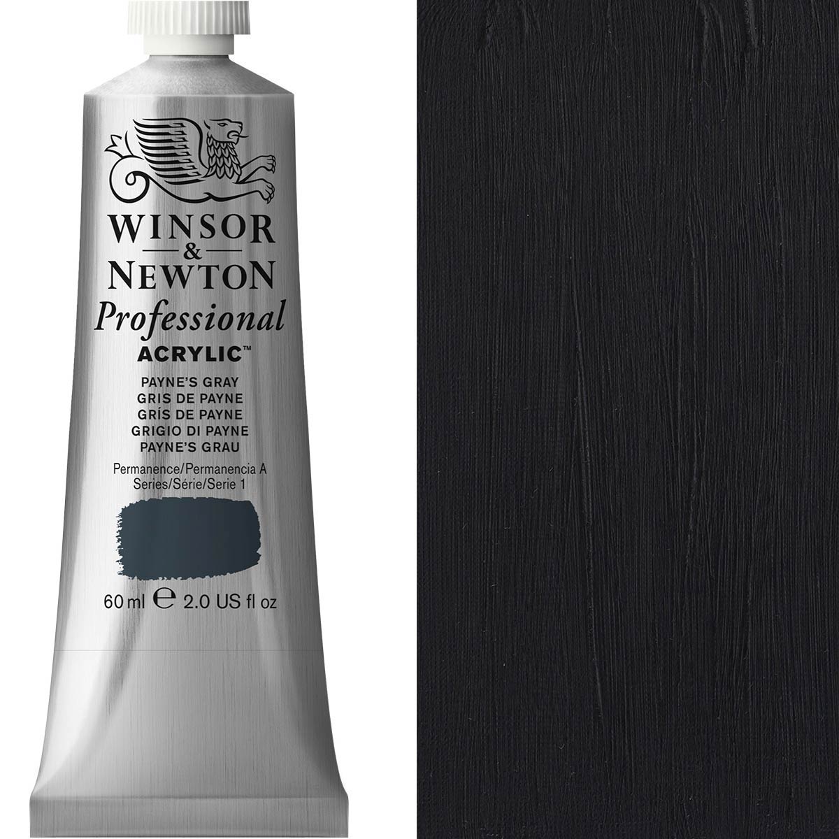 Winsor & Newton Professional Acrylic 60ml - Paynes Grey