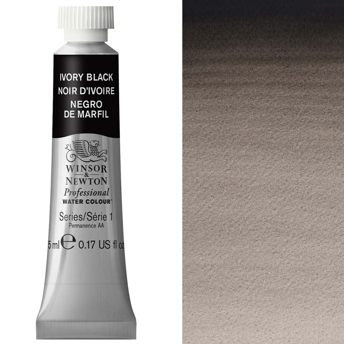 Winsor & Newton Professional Watercolour 5ml — Ivory Black