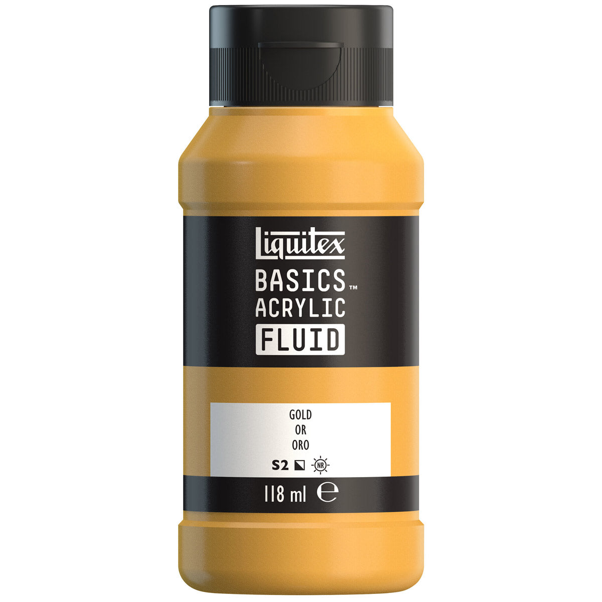 Liquitex Basics Acrylic Fluid — Gold S2
