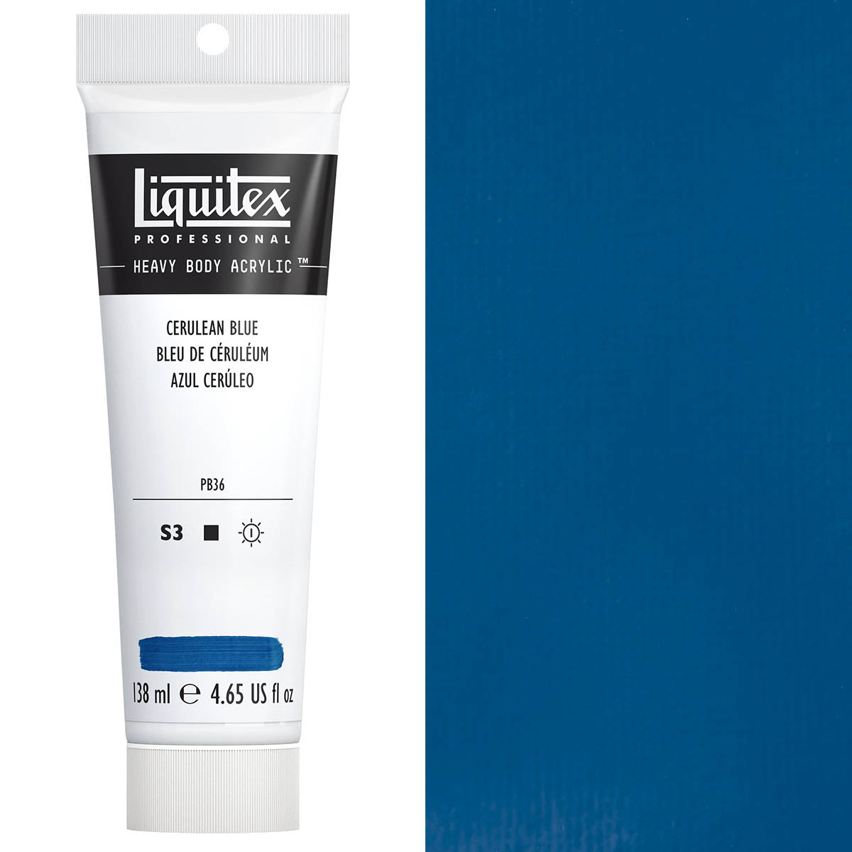Liquitex Heavy Body Acrylic 138ml — Cerulean Blue