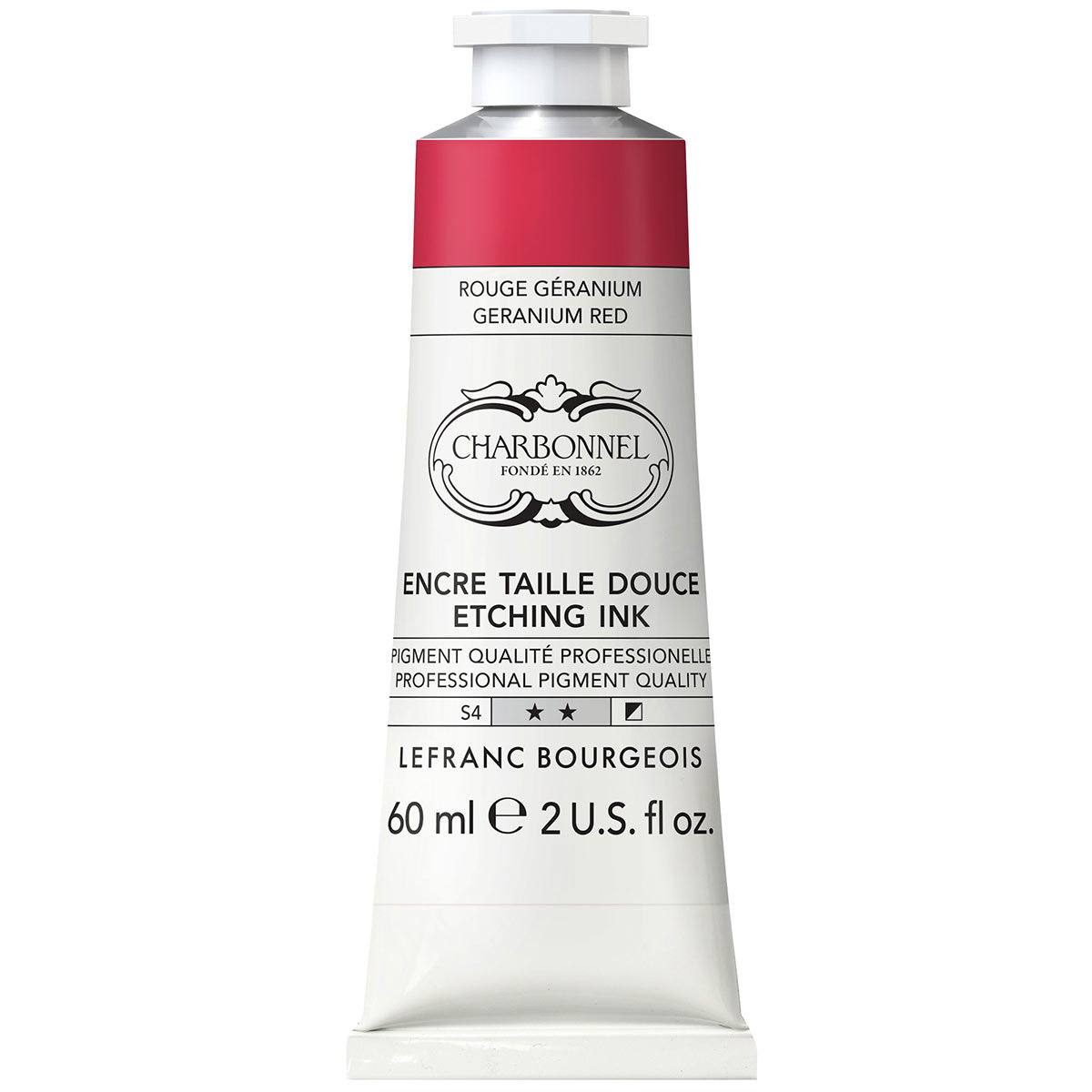 Charbonnel Etching Ink 60ml Geranium Red S4