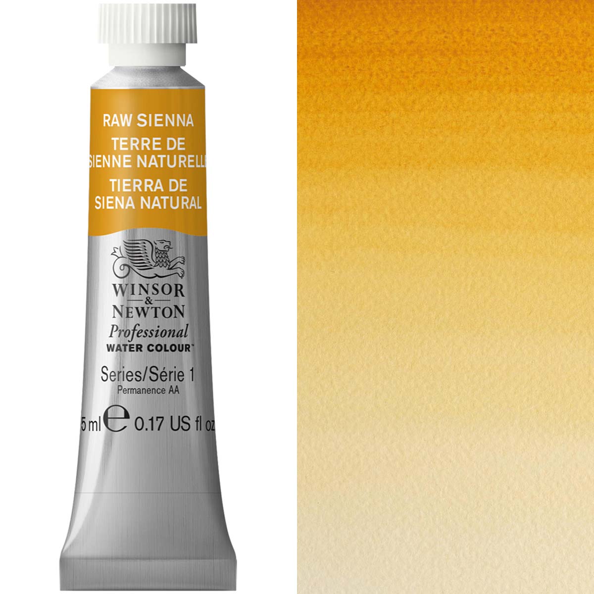Winsor & Newton Professional Watercolour 5ml — Raw Sienna