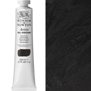 Winsor & Newton Artists' Oil Colour 200ml - Mars Black