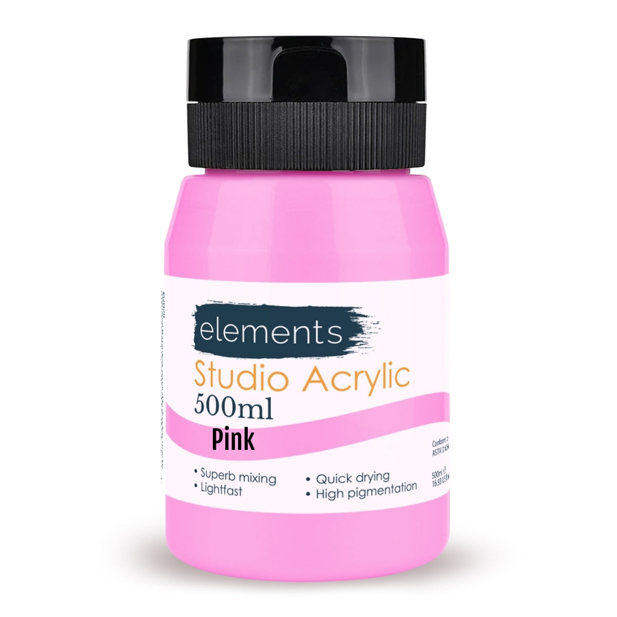 Elements Artists Acrylic 500ml — Magenta