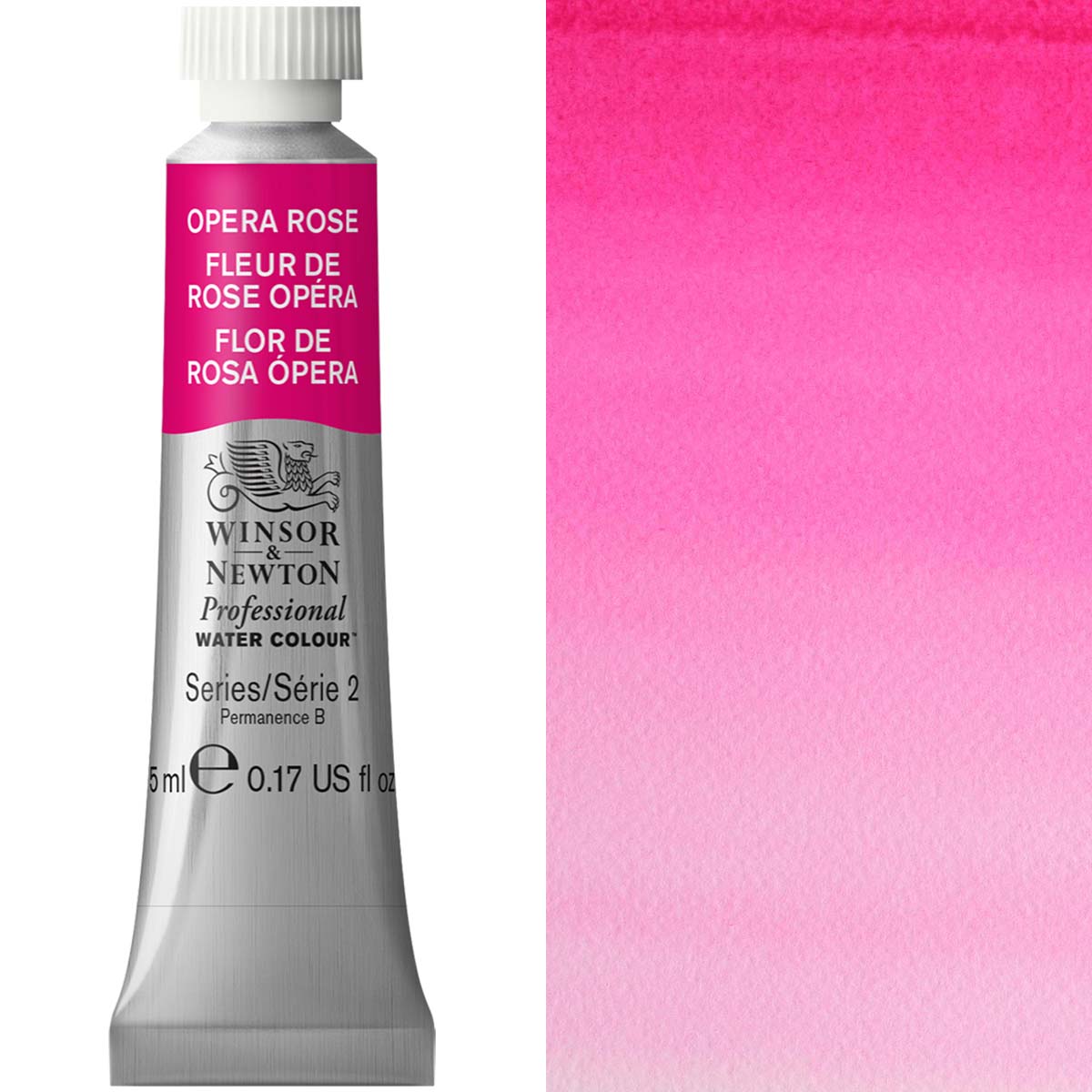 Winsor & Newton Professional Watercolour 5ml Tube — Opera Rose
