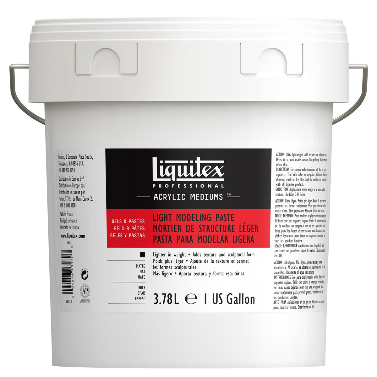Liquitex Light Modelling Paste 3.78 Litres