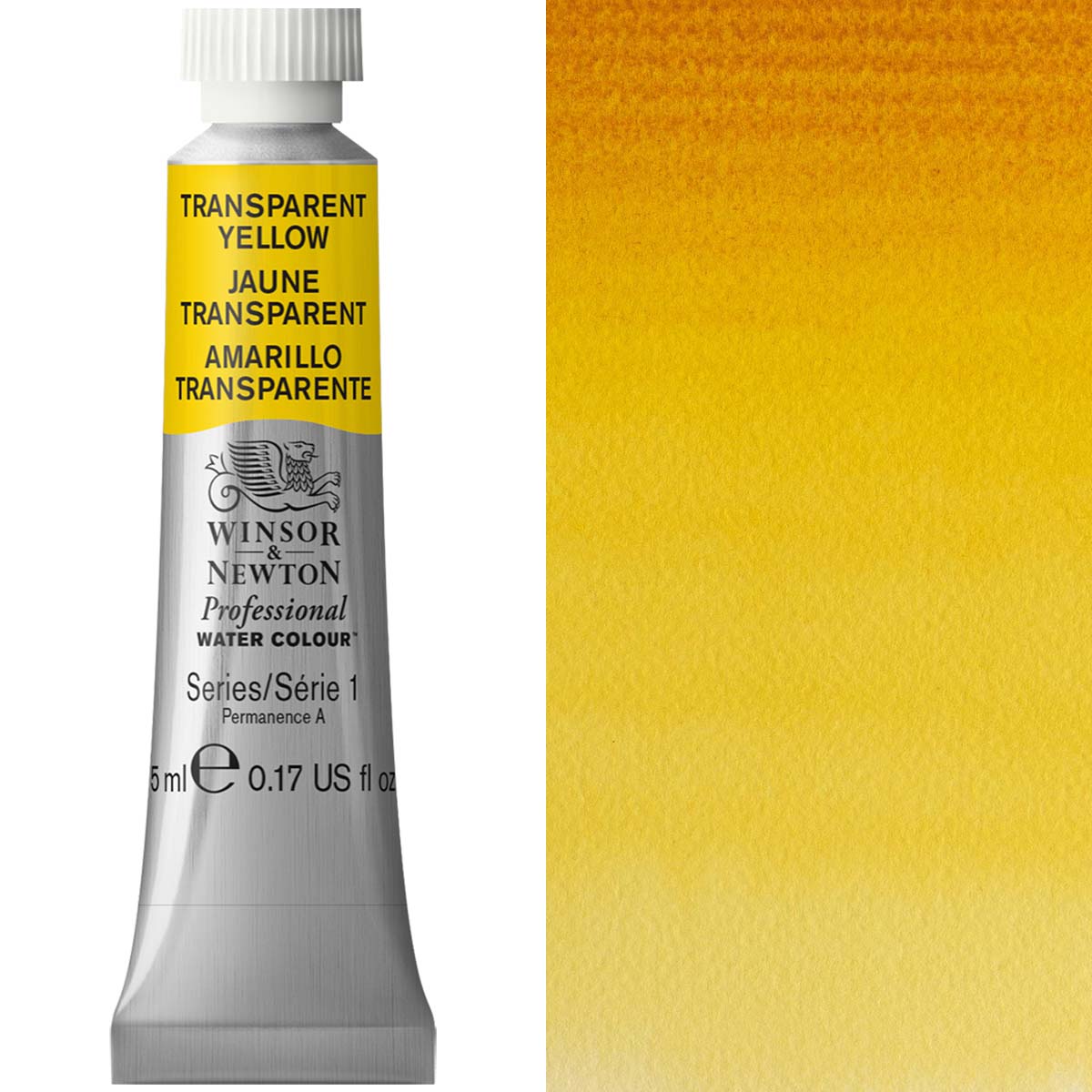 Winsor & Newton Professional Watercolour 5ml — Transparent Yellow
