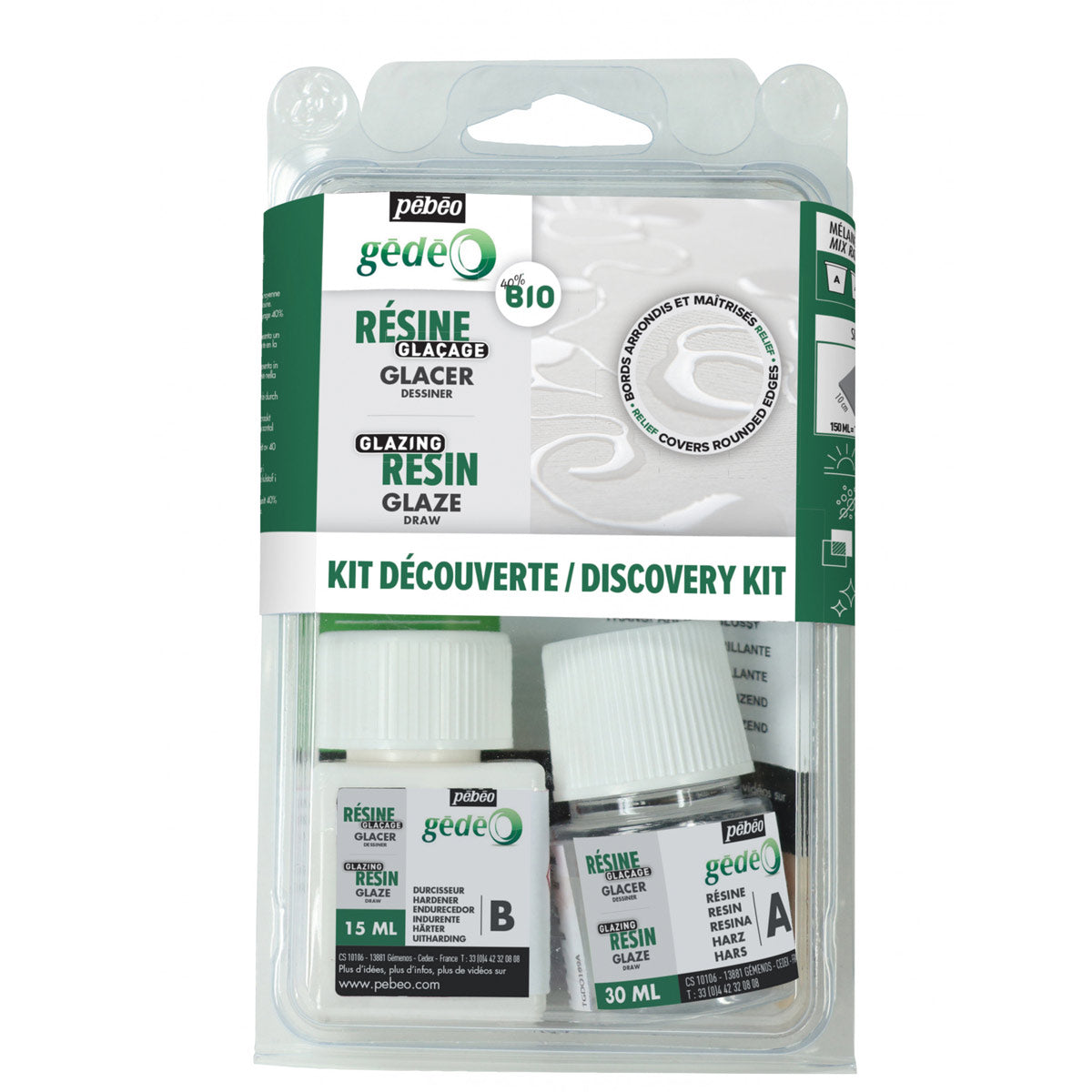 Glazing Bio Resin Discovery Kit 45ml