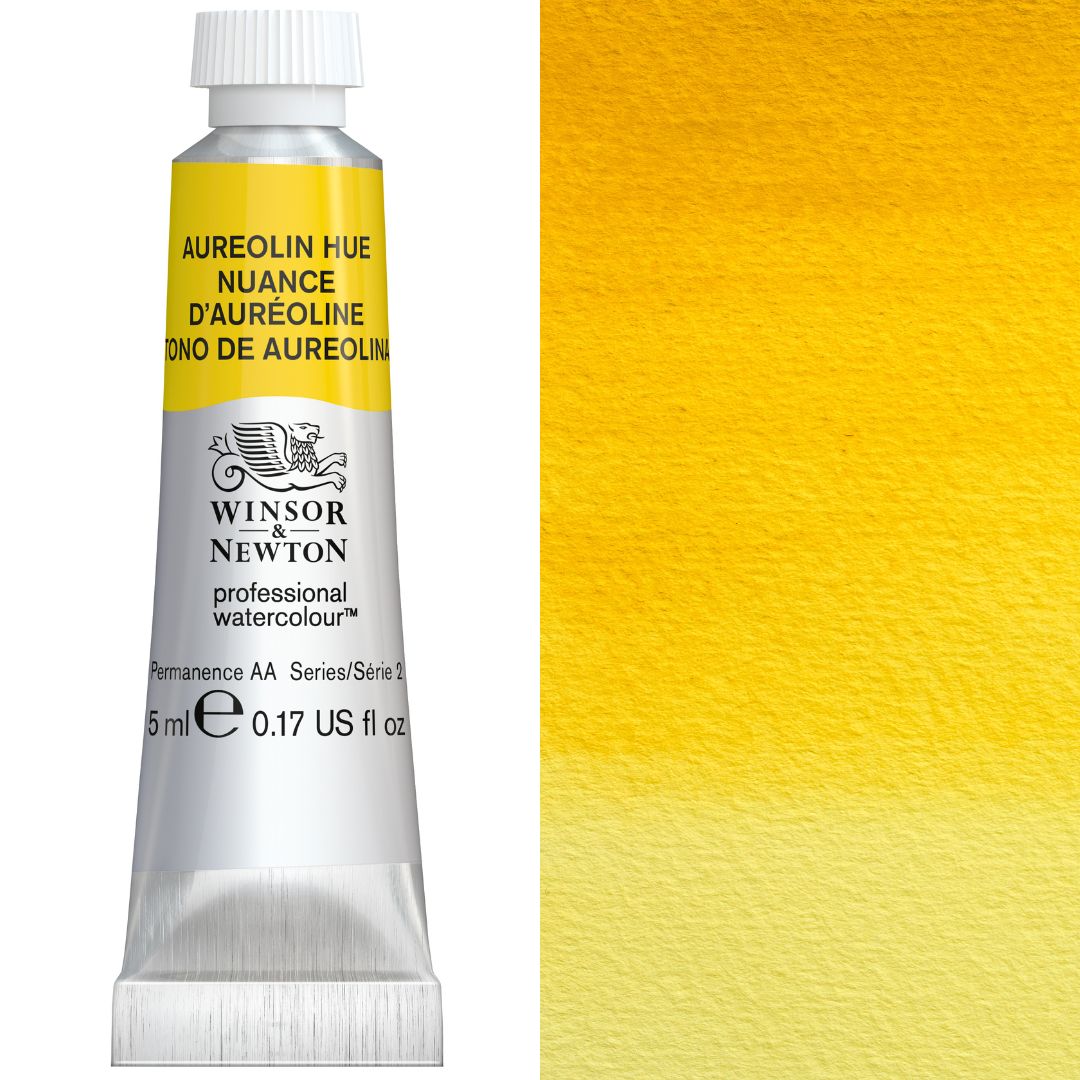 Winsor & Newton Professional Watercolour 5ml Tube — Aureolin Hue