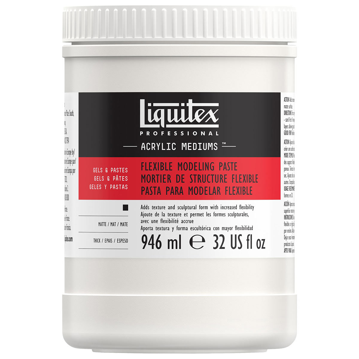 Liquitex Flexible Modelling Paste — 946ml