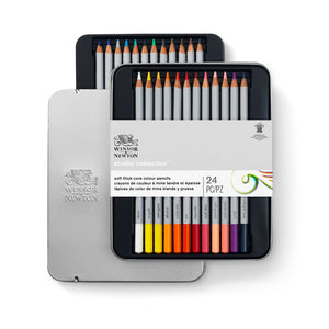 W&N 24 ct Coloured Pencil Tin