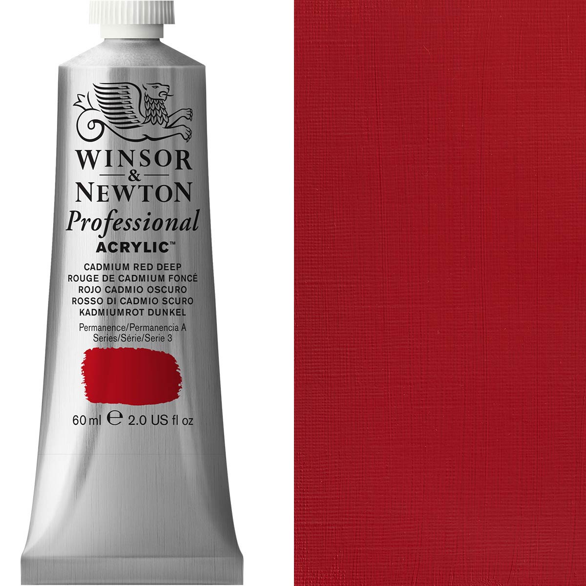 Winsor & Newton Professional Acrylic 60ml - Cadmium Deep Red