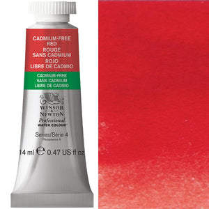 Winsor & Newton Professional Watercolour 14ml Tube — Cadmium-Free Red