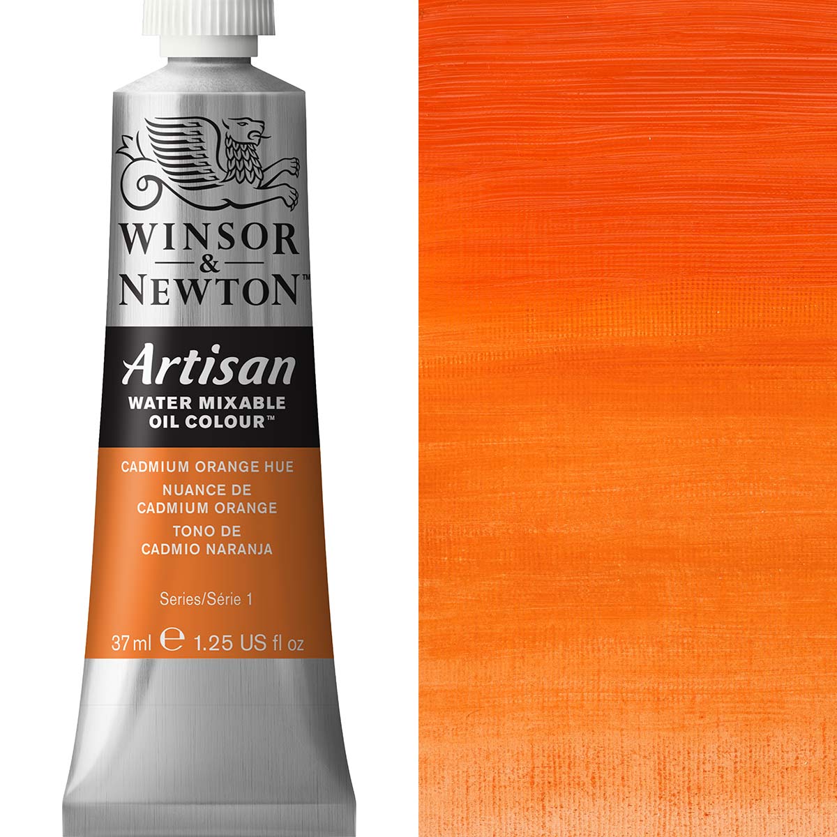 Winsor & Newton Artisan Water Mixable Oil 37ml - Cadmium Orange