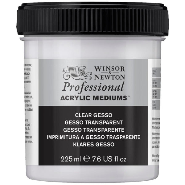 W&N Professional Acrylic Medium Clear Gesso 225ml