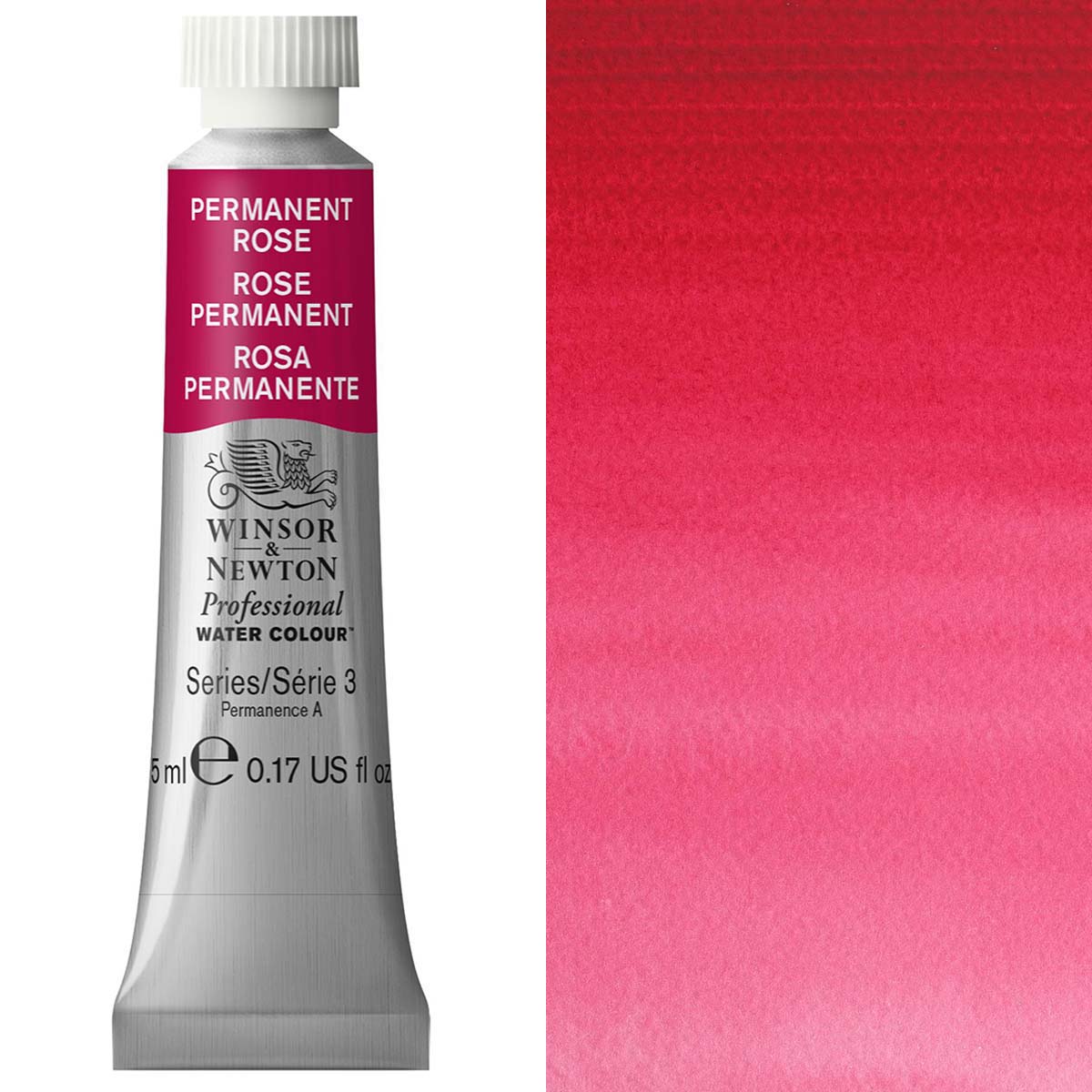 Winsor & Newton Professional Watercolour 5ml — Permanent Rose