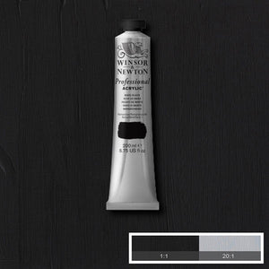 Winsor & Newton Professional Acrylic 200ml — Mars Black