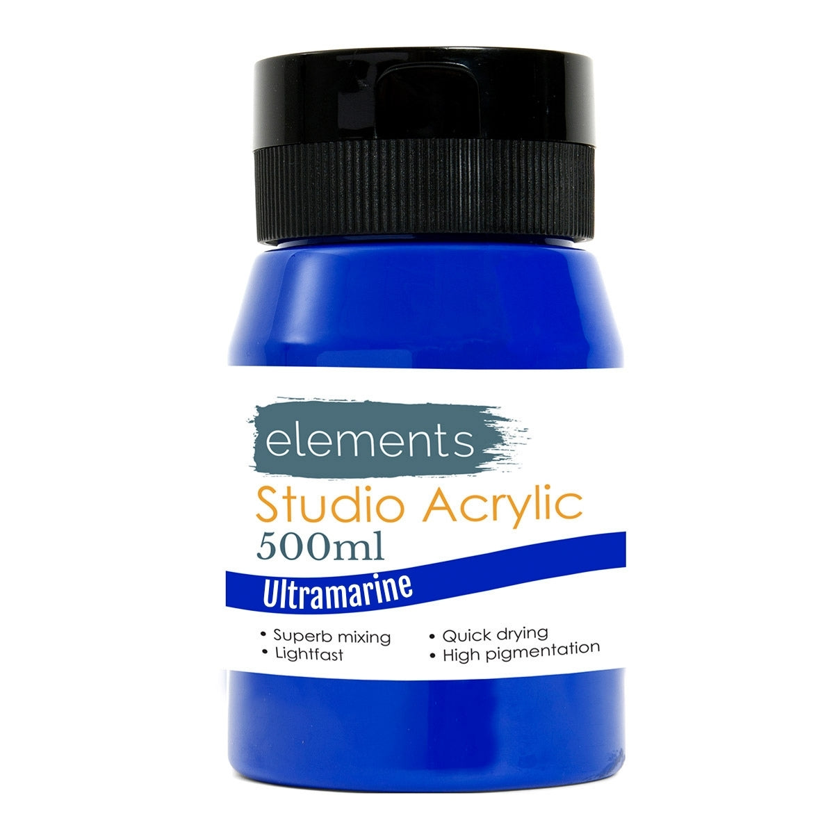 Elements Artists Acrylic 500ml — Ultramarine