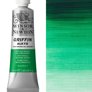 Winsor & Newton Griffin Alkyd Oil - Phthalo Green Yellow