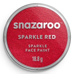 Snazaroo Sparkle 18ml Face Paint — Red