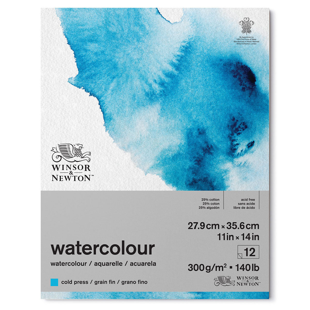 Winsor & Newton Watercolour Pad Gummed Cold Press — 11 x 14 in