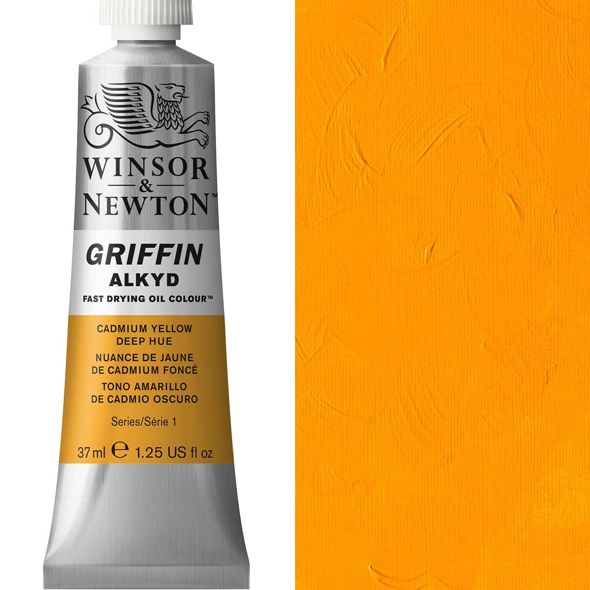 Winsor & Newton Griffin Alkyd Oil - Cadmium Deep Yellow