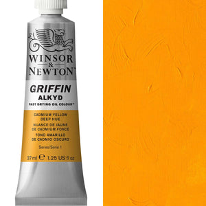 Winsor & Newton Griffin Alkyd Oil - Cadmium Deep Yellow
