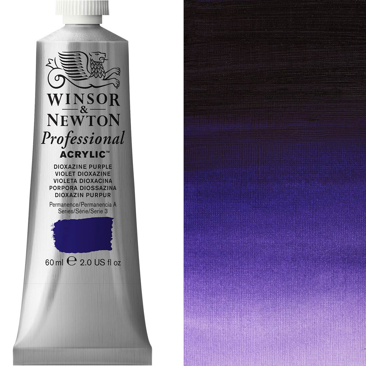 Winsor & Newton Professional Acrylic 60ml - Dioxazine Purple