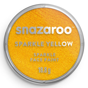 Snazaroo Sparkle 18ml Face Paint — Yellow