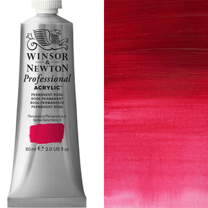 Winsor & Newton Professional Acrylic 60ml - Permanent Rose Quinacridone